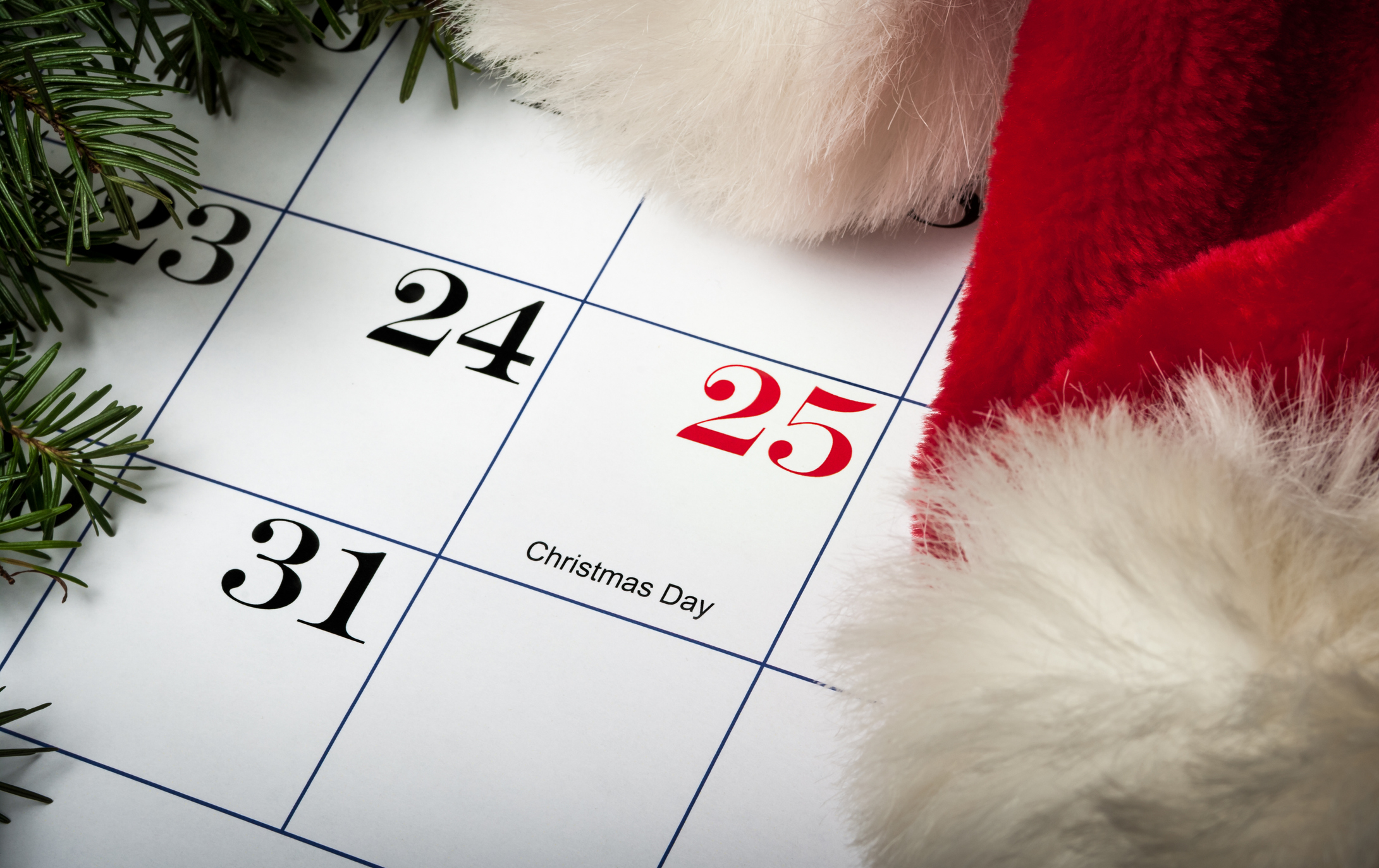 25 декабря на календаре дата